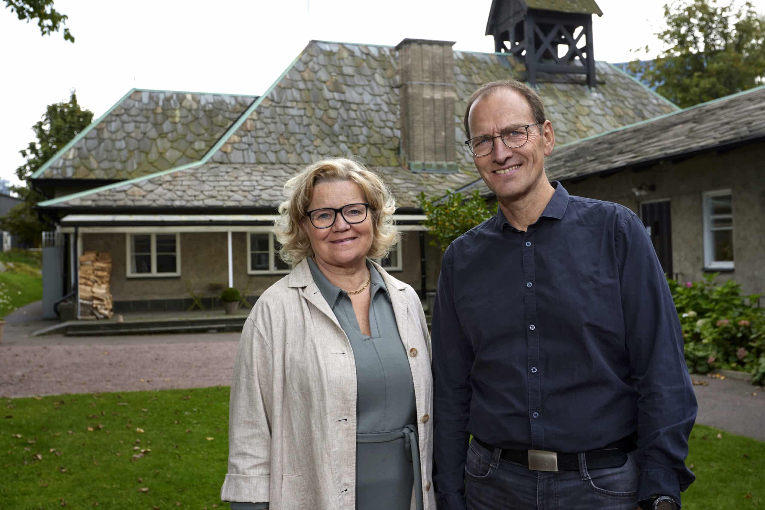 Kraftens Hus-Göteborg Generalsekreterare Evy Jonsson och styrelseordförande Thomas Schneider. Bild: Bo Håkansson, Bilduppdraget